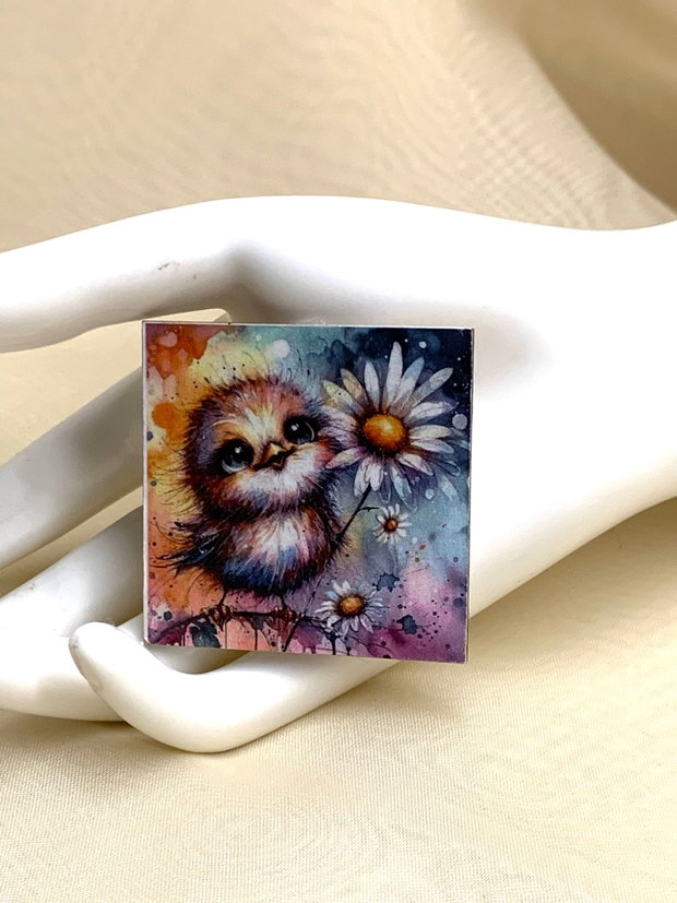Magnet de frigider - decorat manual 01060