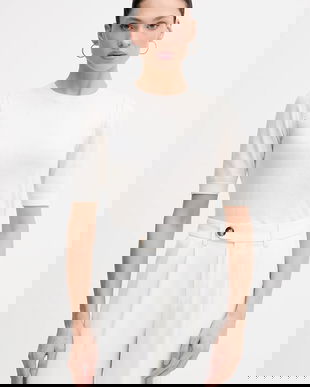 Sisley pulover din amestec de lână culoarea bej, light, 1SBXM106L