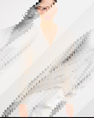 Sisley cardigan din amestec de lână culoarea bej, light, 1KHTM602P