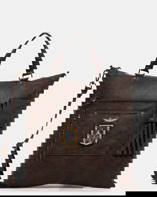 Aeronautica Militare geanta culoarea gri