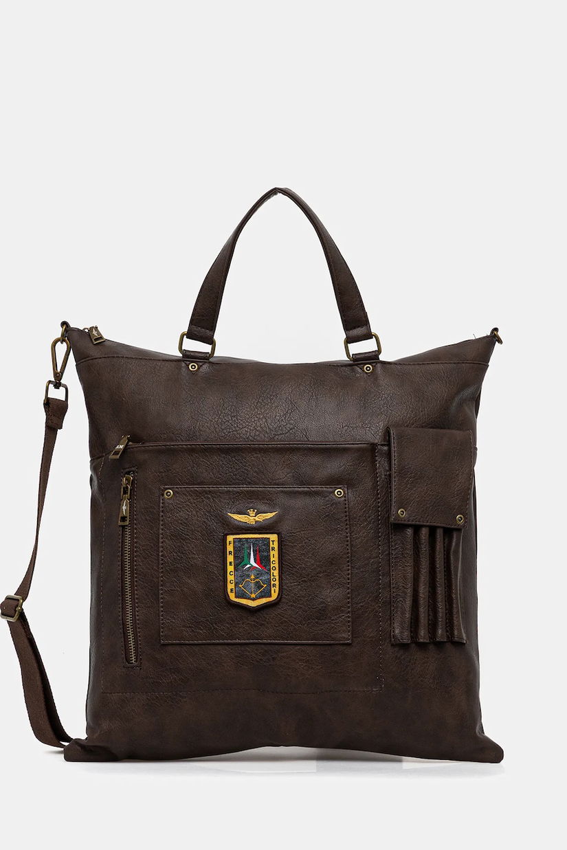 Aeronautica Militare geanta culoarea gri