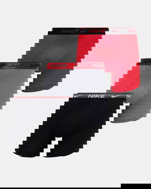 Nike boxeri 3-pack culoarea rosu, 0000KE1007