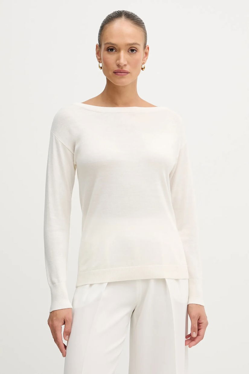 Sisley pulover de lână culoarea rosu, light, 11BAM1A48
