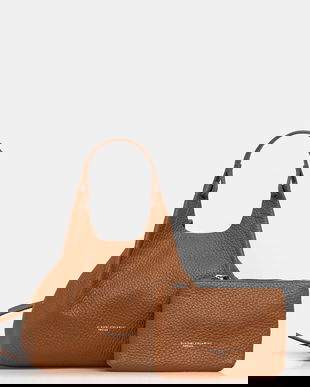 Gianni Chiarini geantă de piele DUA culoarea argintiu, BS 9719 RNGDBL