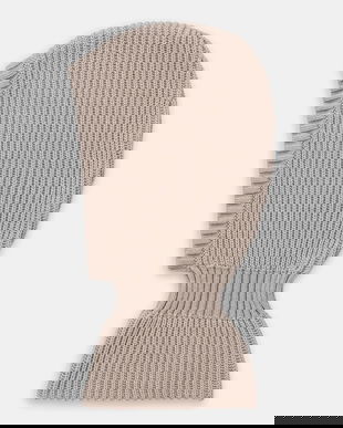 Newland cagulă din amestec de lână BALACLAVA CAP culoarea bej, N46478.34