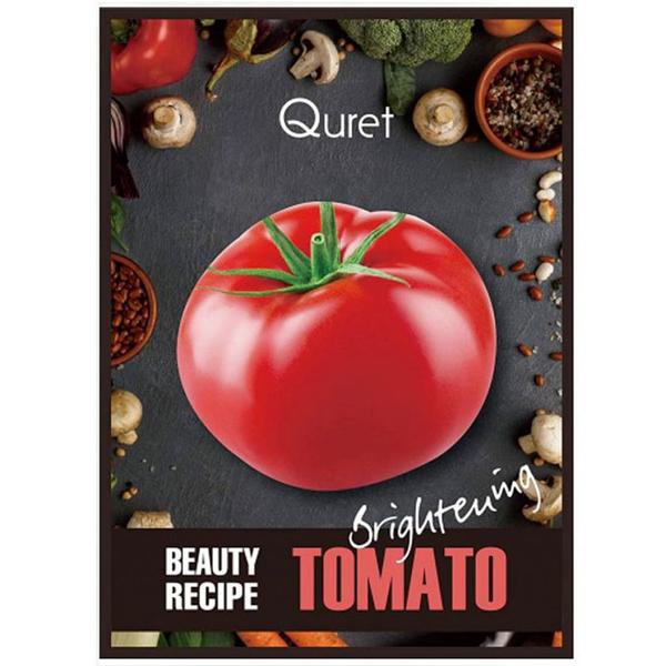 Masca de Fata Iluminatoare cu Extract de Rosii - Quret Beauty Recipe Tomato, 25 g