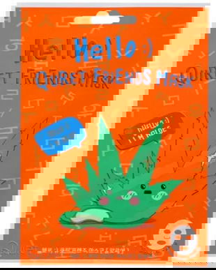 Masca de Fata Hidratanta cu Extract de Aloe - Quret Hello :) Friends Mask - Aloe, 25 g