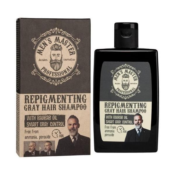 Sampon nuantator Men&#039;s Master Professional Repigmenting Gray Hair Shampoo 120 ml