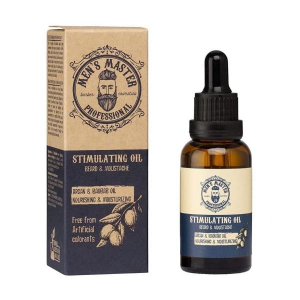 Ulei pentru cresterea barbii Men&#039;s Master Professional Stimulating Beard Oil, 30 ml
