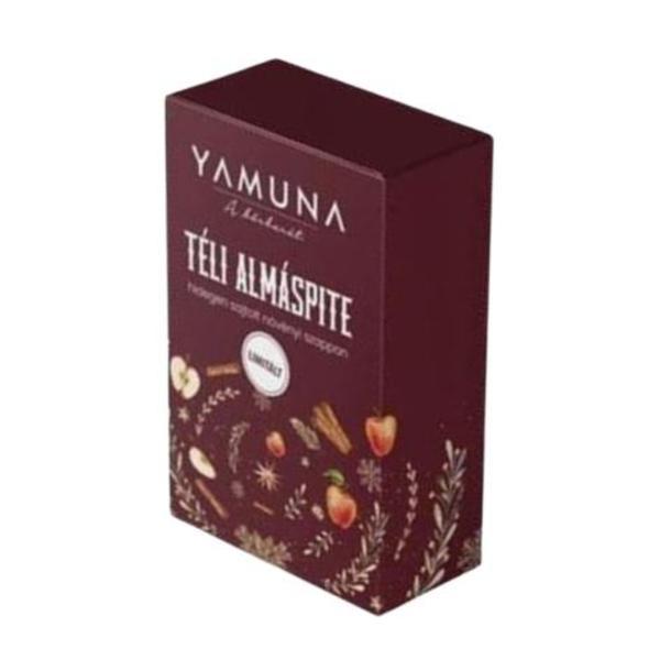 Sapun presat la rece cu aroma de placinta de mere de iarna Yamuna 110 gr