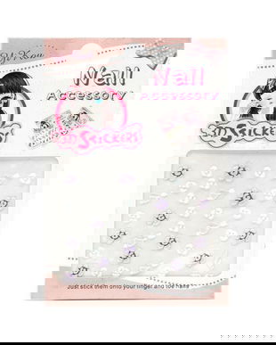 Sticker unghii, Global Fashion, 3D, Nail Accessory, ZP-47, Multicolor, 1 set