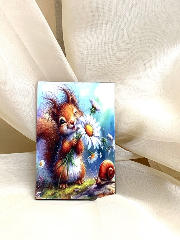 Magnet de frigider - decorat manual 01064