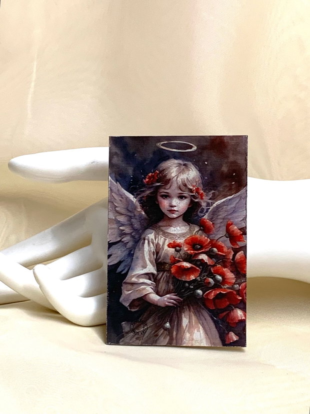 Magnet de frigider - decorat manual 01065