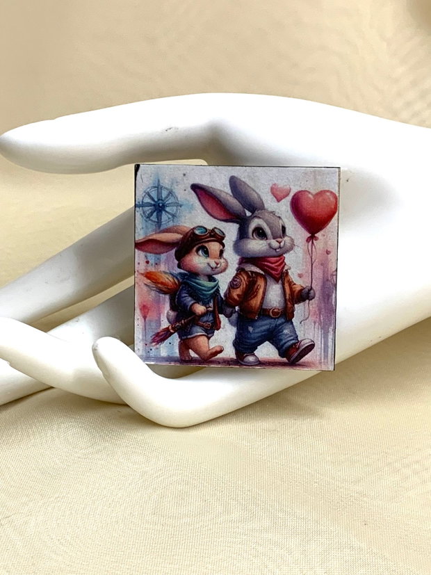 Magnet de frigider - decorat manual 01067