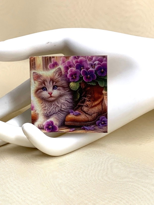 Magnet de frigider - decorat manual 01068