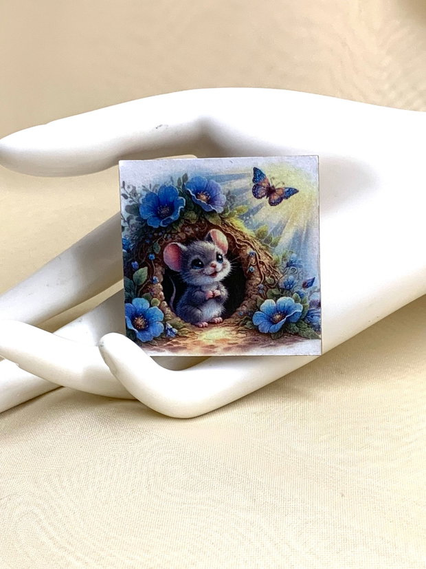 Magnet de frigider - decorat manual 01069