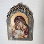 Icoană/Tablou cu Tematică Religioasă,Realizată Manual