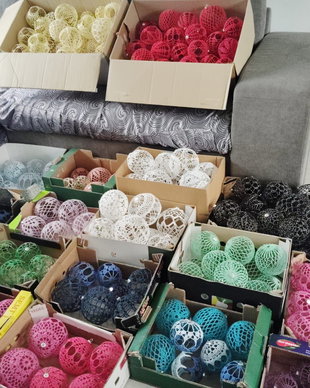 Globulete crosetate handmade