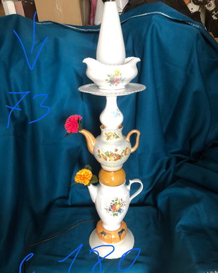 Lampa porțelan