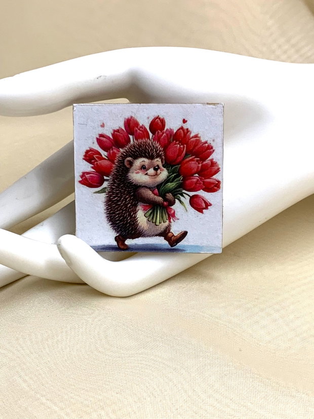 Magnet de frigider - decorat manual 01071