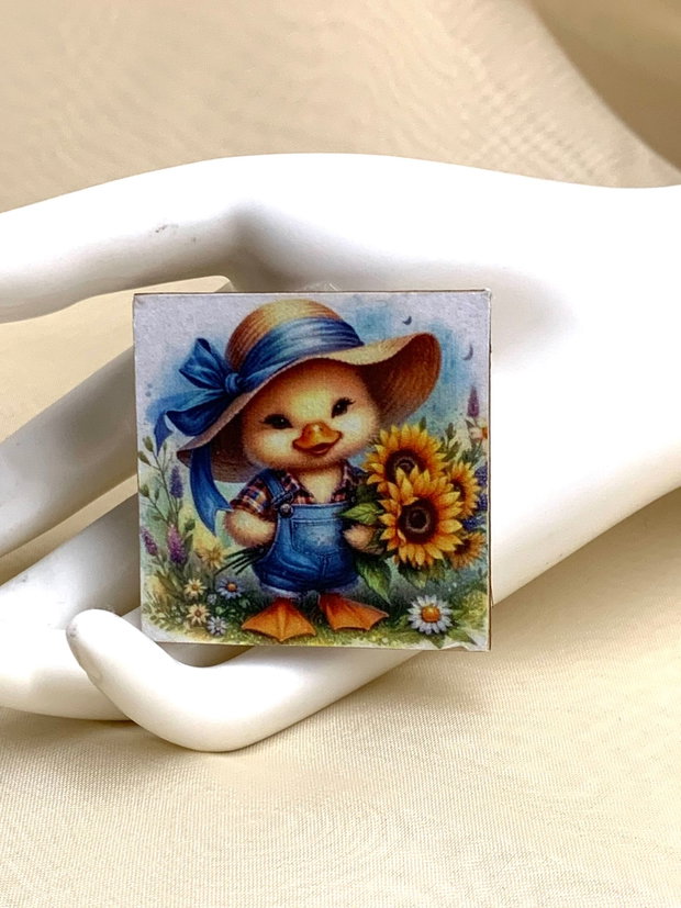 Magnet de frigider - decorat manual 01072
