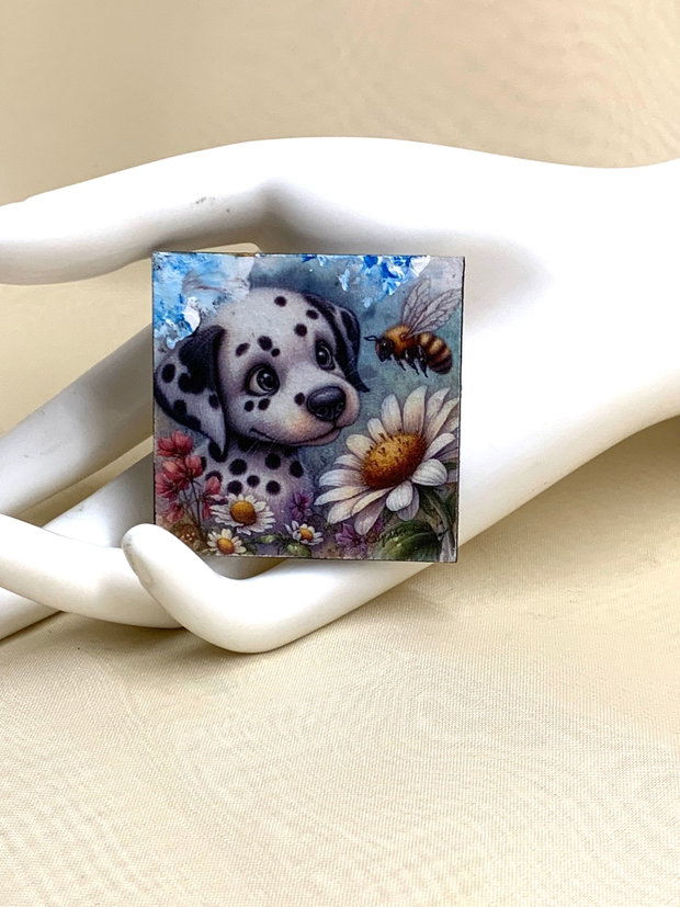 Magnet de frigider - decorat manual 01076