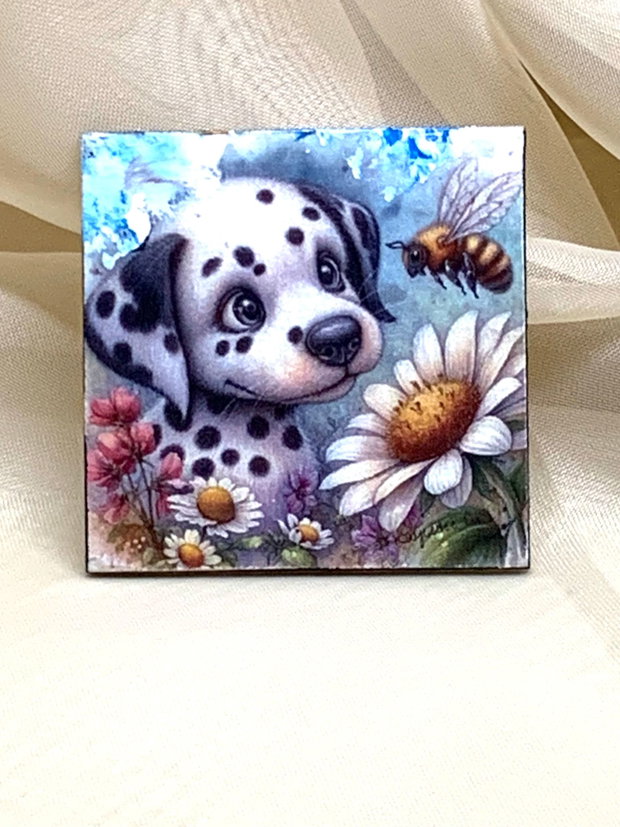 Magnet de frigider - decorat manual 01076