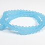 Cristale din sticla, biconice, frosted, 2 mm, bleu