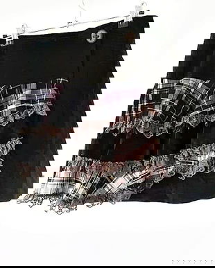 fusta velurata cu volanase parte peste parte , Cache Cache , 38