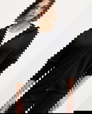 adidas bluză All SZN culoarea negru, cu glugă, uni, IX3809