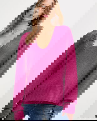 United Colors of Benetton pulover culoarea violet, light, 11CZD10FD