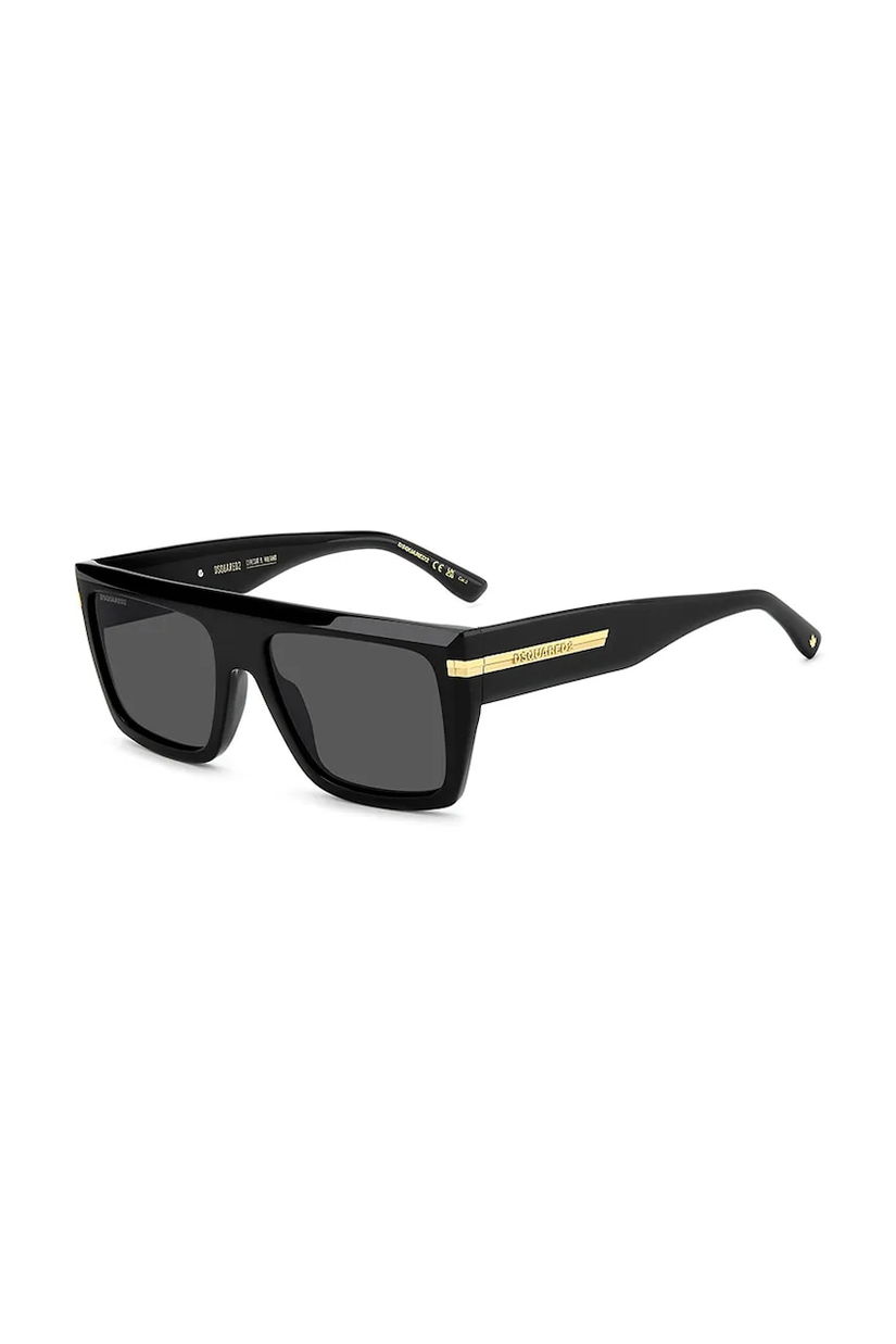 DSQUARED2 ochelari de soare culoarea negru, D2 0177/S