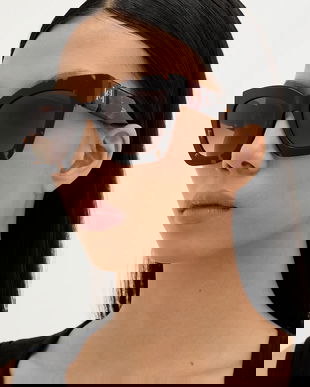 Carolina Herrera ochelari de soare culoarea maro, HER 0327/S