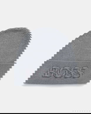 BOSS Orange căciulă de lână culoarea negru, de lână, 50522449