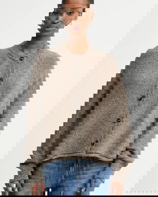Marc O'Polo cardigan din amestec de lână culoarea bej, light, 510608461121