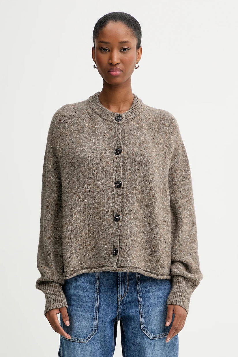 Marc O'Polo cardigan din amestec de lână culoarea bej, light, 510608461121