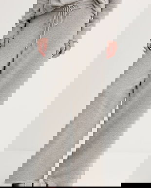 Joseph Ribkoff pantaloni de trening culoarea gri, cu imprimeu, 254945