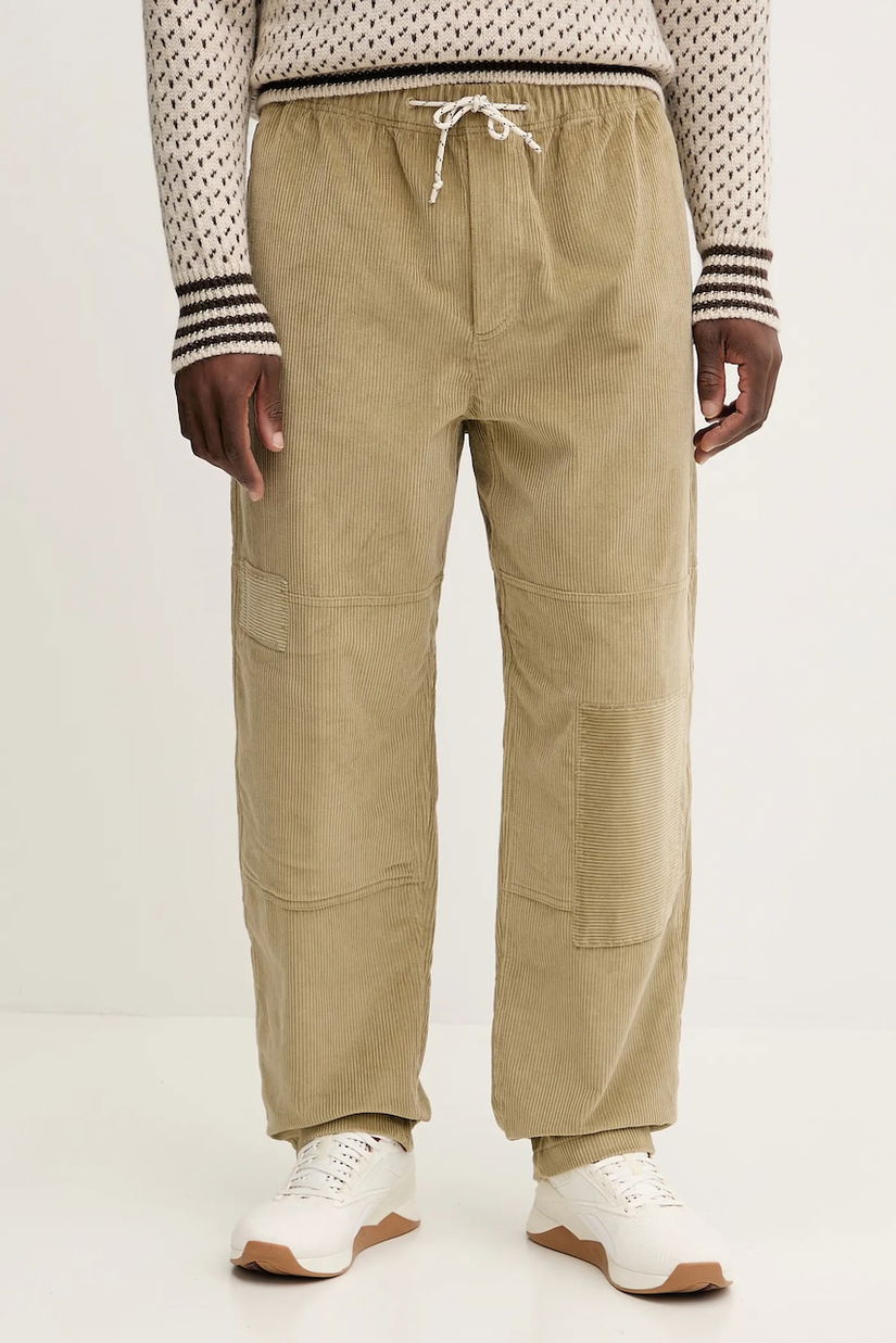 Mammut pantaloni Mammut x Cabourn Direttissima culoarea verde, drept, high waist, 1022.02830