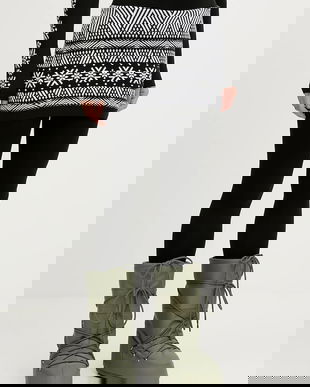 Newland leggins sport LADY SKIRT LEGGINGS culoarea negru, cu imprimeu, N46722.108