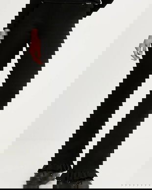 Newland leggins sport LADY RIB LEGGINGS culoarea negru, uni, N46824.15