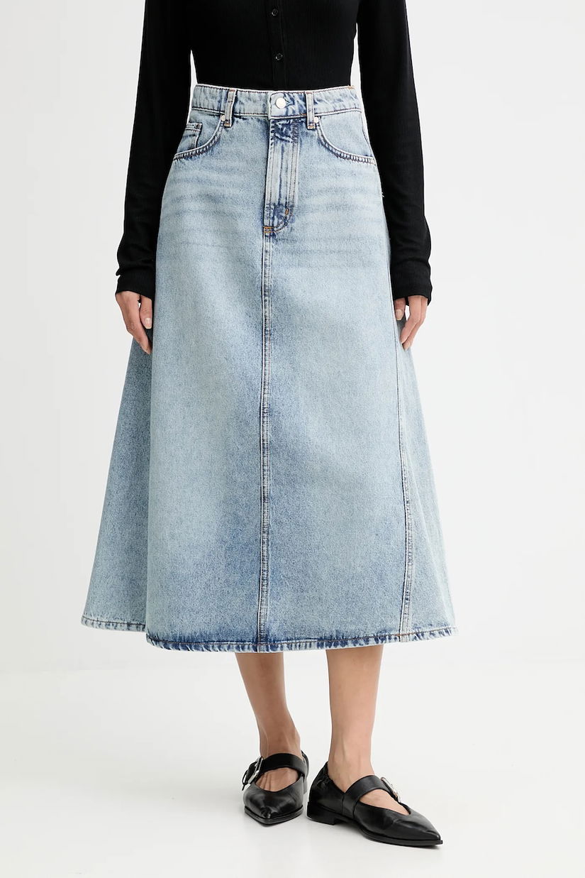 Marc O'Polo fustă jeans midi, evazați, 5000007233