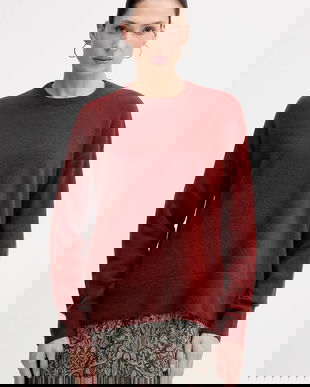 Sisley pulover din amestec de lână culoarea roșu, light, 18AYM103K