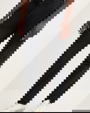 Aeronautica Militare pantaloni culoarea bleumarin, drept, PA1633UCT03399