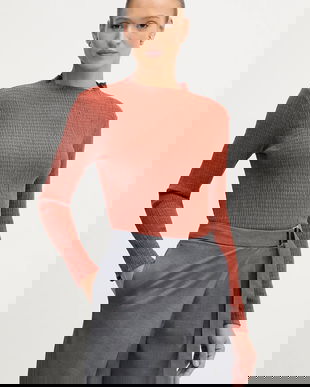 Pedro del Hierro bluză culoarea maro, uni, 8622511