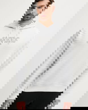 Nike bluză French Terry Club Hoodie culoarea gri, cu glugă, cu imprimeu, 01D1-0BB-9B-PF5