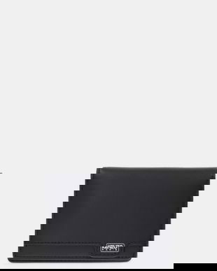 Kenzo carcasă din piele culoarea negru, FF68PM801L40