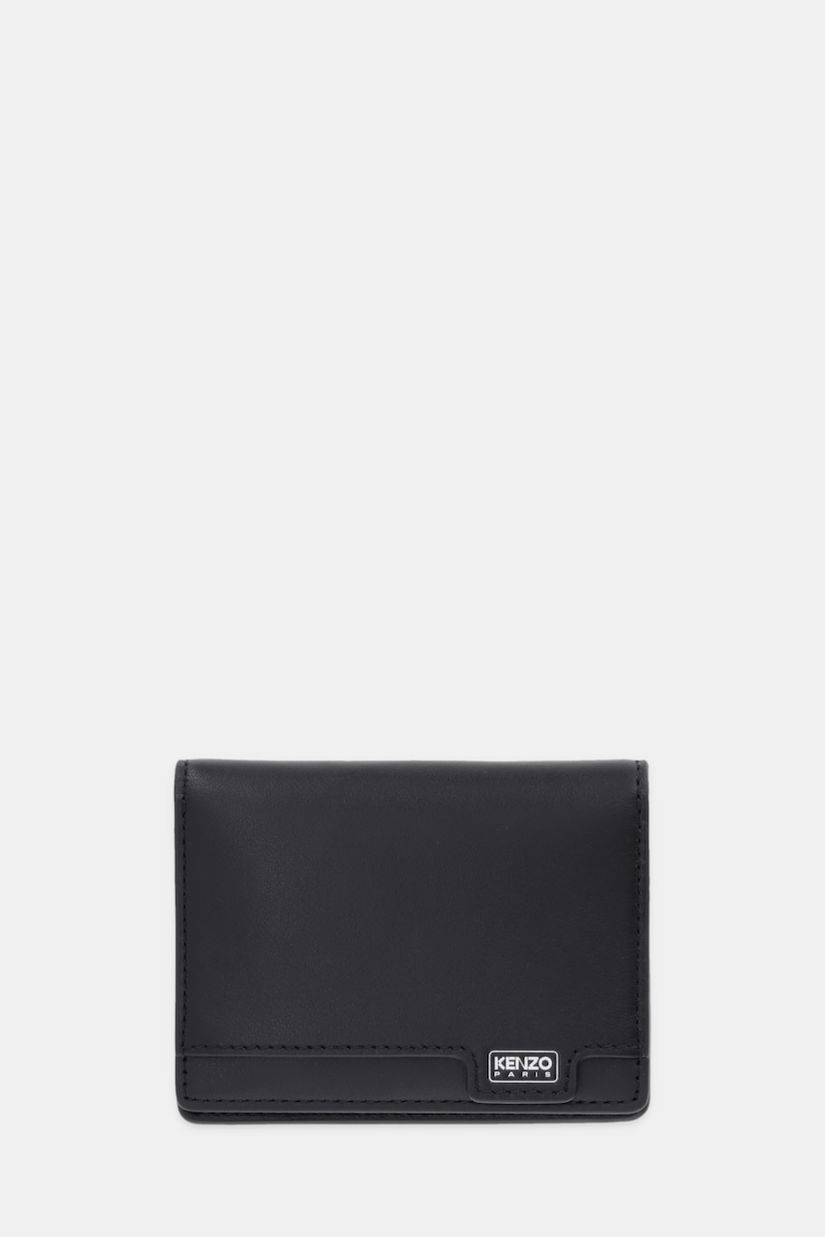 Kenzo carcasă din piele culoarea negru, FF68PM801L40