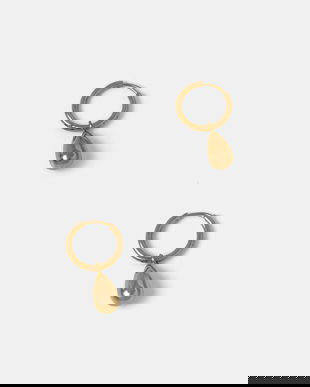 EDBLAD cercei placați cu aur Drop Mini 130605