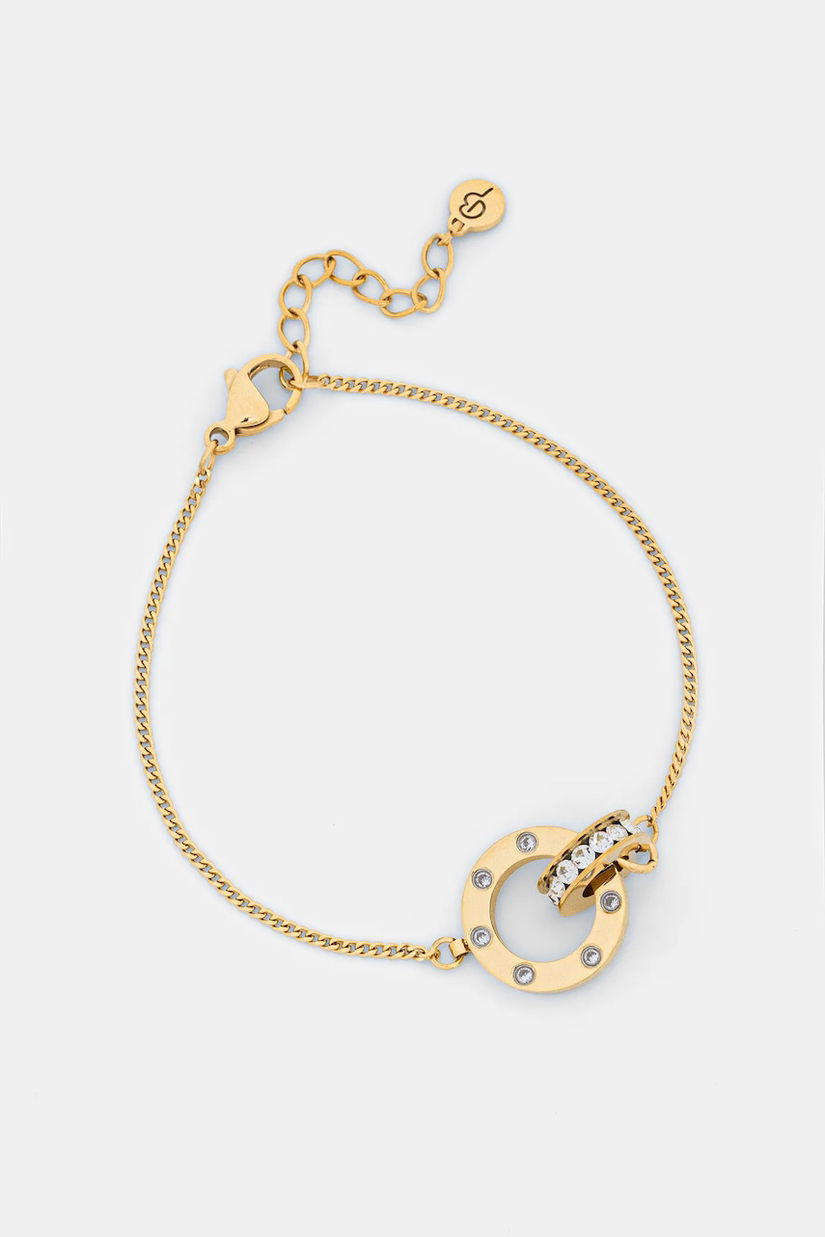 EDBLAD brățară placată cu aur Ida 111474