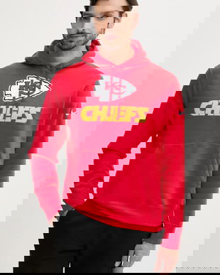 Nike bluză Rewind Club Hoodie culoarea roșu, cu glugă, cu imprimeu, NKDK-65N-7G-WUG